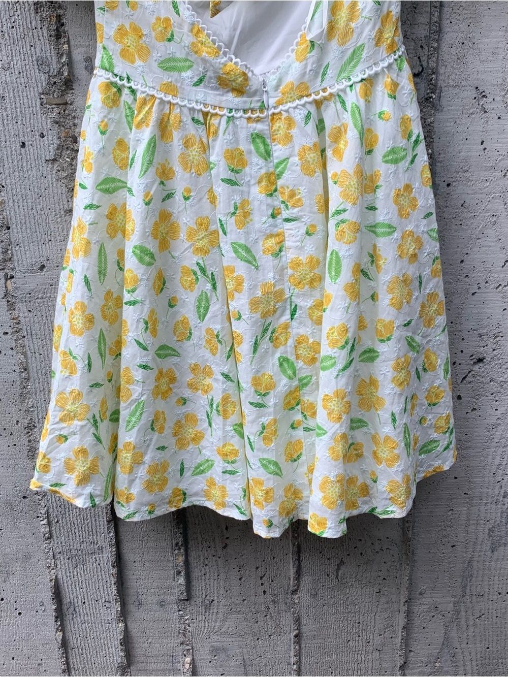 Hello Molly Picnic Dreams Mini Dress Milkmaid Romantic Italy Floral Whimsical - Picture 6 of 10